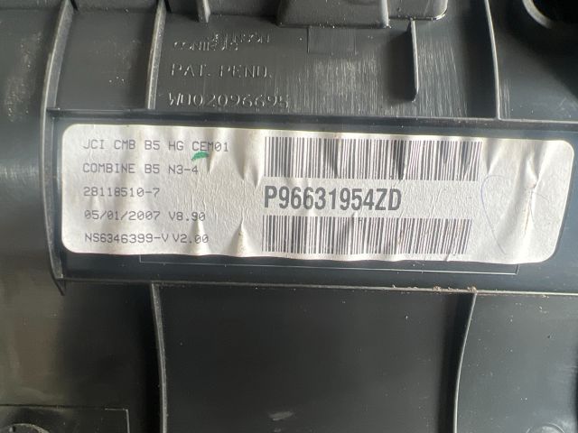 bontott PEUGEOT 207 Multifunkciós Kijelző