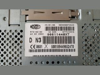 bontott PEUGEOT 207 Navigációs Fejegység