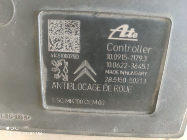 bontott PEUGEOT 208 ABS Kocka