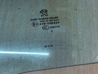 bontott PEUGEOT 208 Bal első Ablak