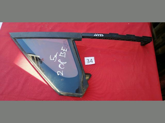 bontott PEUGEOT 208 Bal első Fixüveg (Ajtóban)