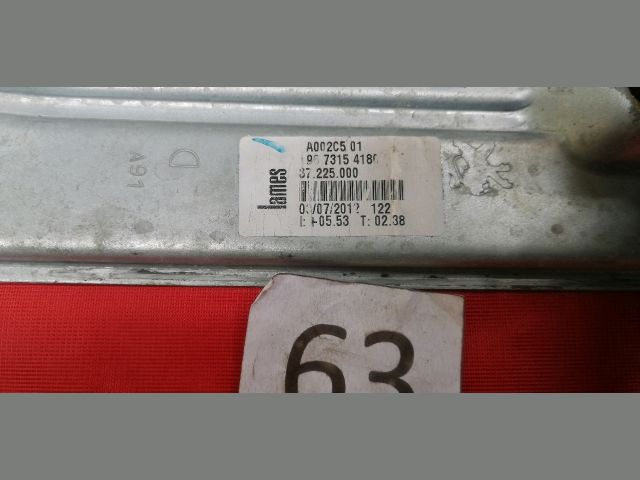 bontott PEUGEOT 208 Bal hátsó Ablakemelő Szerkezet (Elektromos)