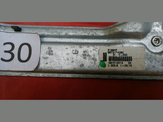 bontott PEUGEOT 208 Bal hátsó Ablakemelő Szerkezet (Elektromos)