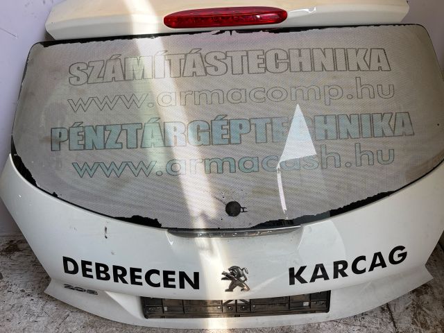 bontott PEUGEOT 208 Csomagtérajtó (Üres lemez)