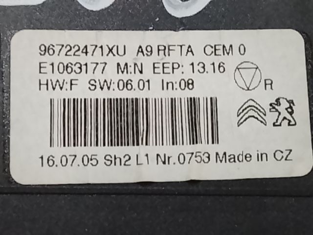 bontott PEUGEOT 208 Fűtéskapcsoló (manuális klímás)
