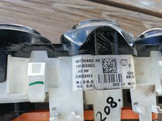 bontott PEUGEOT 208 Fűtéskapcsoló (manuális klímás)