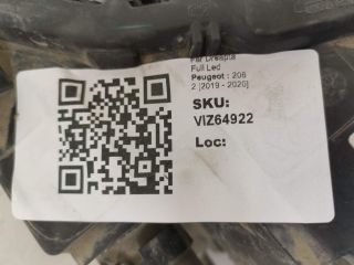bontott PEUGEOT 208 Jobb Ledes Fényszóró