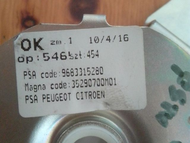 bontott PEUGEOT 3008 Bal Csomagtérajtó Nyitó Bowden