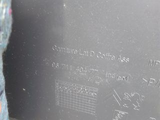 bontott PEUGEOT 3008 Csomagtér Kárpit