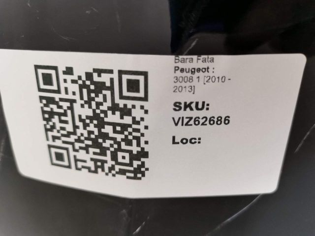 bontott PEUGEOT 3008 Első Lökhárító (Üresen)