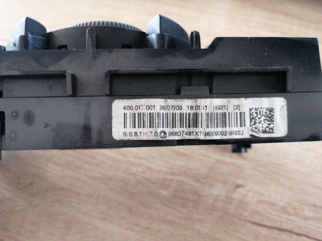 bontott PEUGEOT 3008 Fűtéskapcsoló (digit klímás)