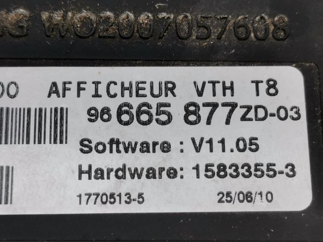 bontott PEUGEOT 3008 Head-Up Display