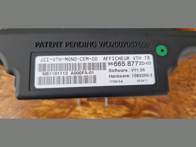 bontott PEUGEOT 3008 Head-Up Display