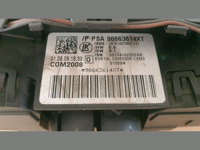 bontott PEUGEOT 3008 Komplett Kormánykapcsoló (Bajuszkapcsoló)