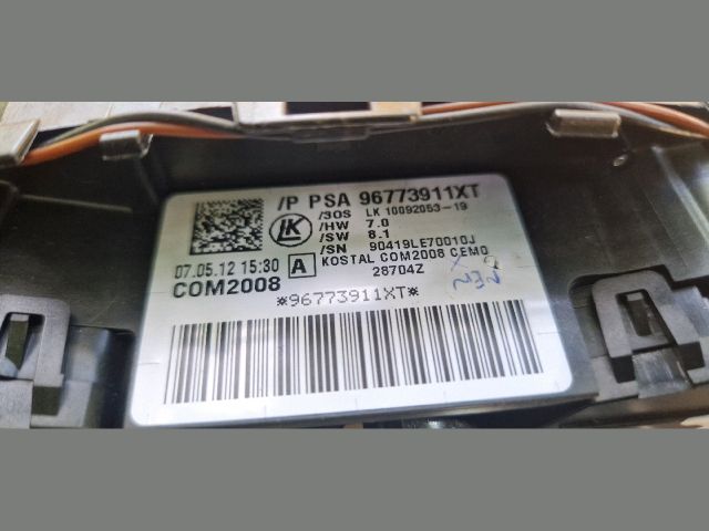 bontott PEUGEOT 3008 Komplett Kormánykapcsoló (Bajuszkapcsoló)