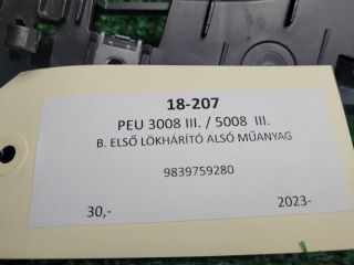 bontott PEUGEOT 3008 SUV Bal első Lökhárító Tartó (Műanyag)