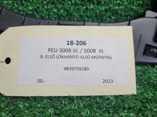 bontott PEUGEOT 3008 SUV Bal első Lökhárító Tartó (Műanyag)