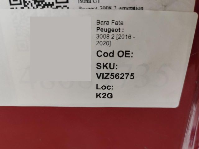 bontott PEUGEOT 3008 SUV Első Lökhárító (Üresen)