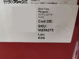 bontott PEUGEOT 3008 SUV Első Lökhárító (Üresen)