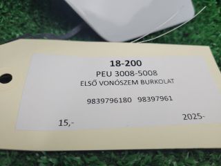 bontott PEUGEOT 3008 SUV Első Vonószem Burkolat