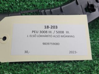 bontott PEUGEOT 3008 SUV Jobb első Lökhárító Tartó (Műanyag)