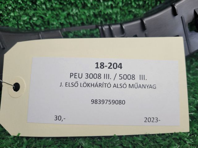 bontott PEUGEOT 3008 SUV Jobb első Lökhárító Tartó (Műanyag)