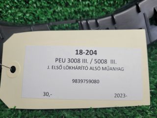 bontott PEUGEOT 3008 SUV Jobb első Lökhárító Tartó (Műanyag)