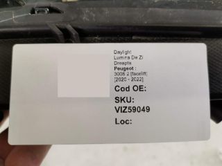 bontott PEUGEOT 3008 SUV Jobb Nappali Menetfény