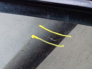 bontott PEUGEOT 306 Bal hátsó Fixüveg (Ajtóban)