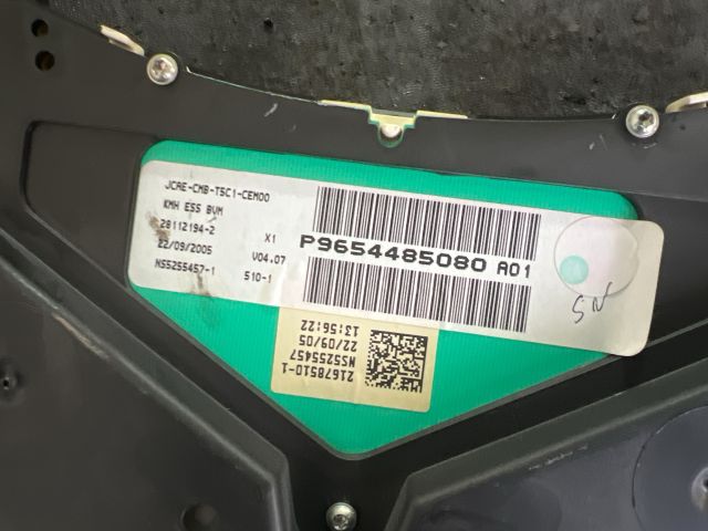 bontott PEUGEOT 307 Kilométeróra