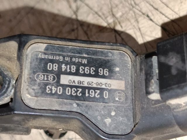 bontott PEUGEOT 307 Szívócső Nyomásérzékelő