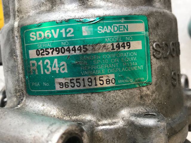 bontott PEUGEOT 307 Klímakompresszor