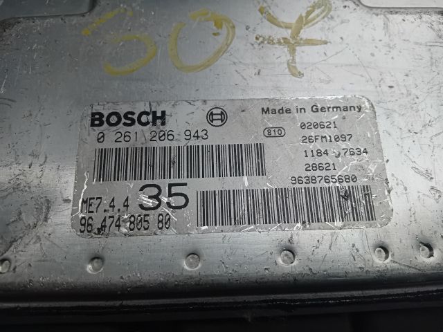 bontott PEUGEOT 307 Motorvezérlő