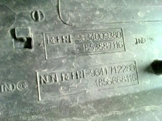 bontott PEUGEOT 307 Homlokfal (Üres lemez)