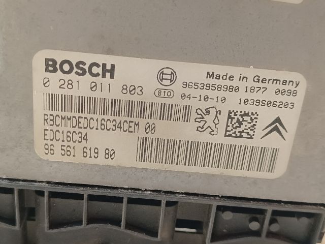bontott PEUGEOT 307 Motorvezérlő