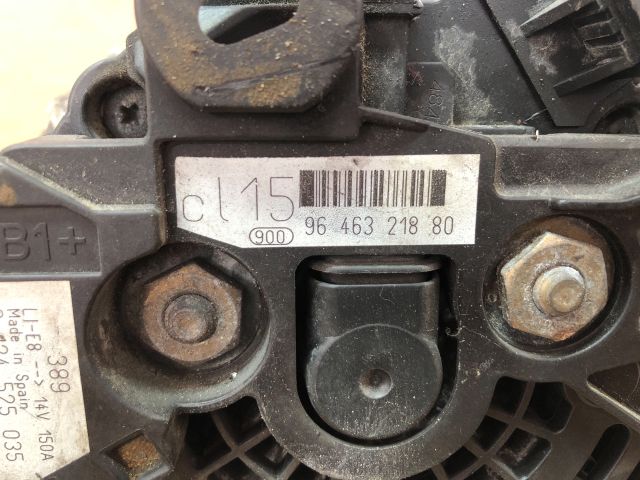 bontott PEUGEOT 307 Generátor