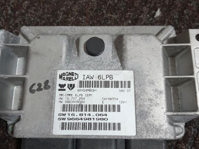 bontott PEUGEOT 307 Motorvezérlő