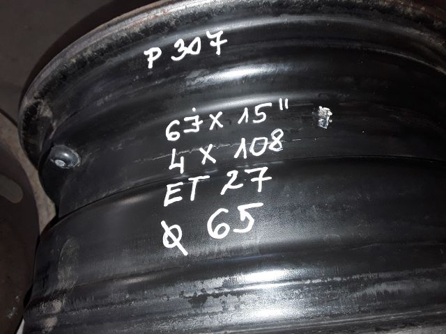 bontott PEUGEOT 307 Acélfelni Szett