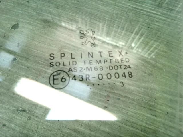 bontott PEUGEOT 307 Bal első Ablak