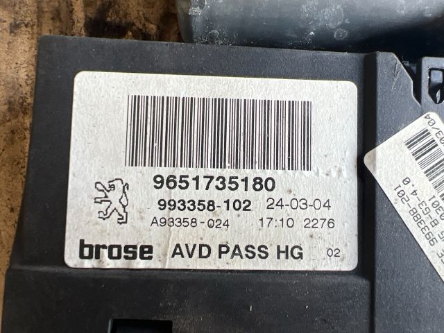 bontott PEUGEOT 307 Bal első Ablakemelő Motor