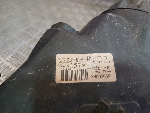 bontott PEUGEOT 307 Bal Fényszóró