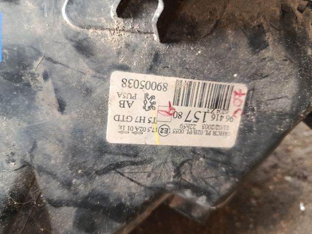 bontott PEUGEOT 307 Bal Fényszóró