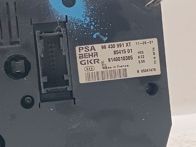 bontott PEUGEOT 307 Fűtéskapcsoló (digit klímás)