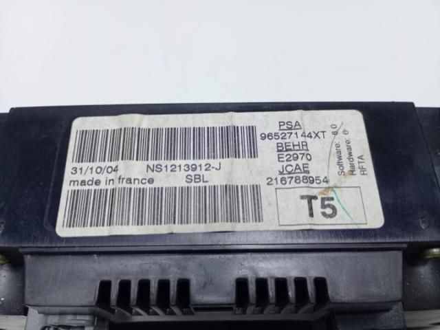 bontott PEUGEOT 307 Fűtéskapcsoló (manuális klímás)