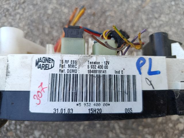 bontott PEUGEOT 307 Fűtéskapcsoló (manuális klímás)