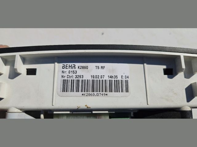 bontott PEUGEOT 307 Fűtéskapcsoló (manuális klímás)