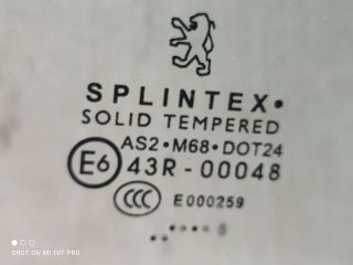 bontott PEUGEOT 307 Jobb első Ablak