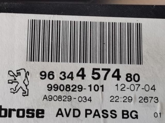 bontott PEUGEOT 307 Jobb első Ablakemelő Motor