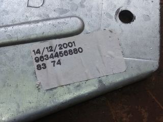 bontott PEUGEOT 307 Jobb első Ablakemelő Szerkezet (Elektromos)