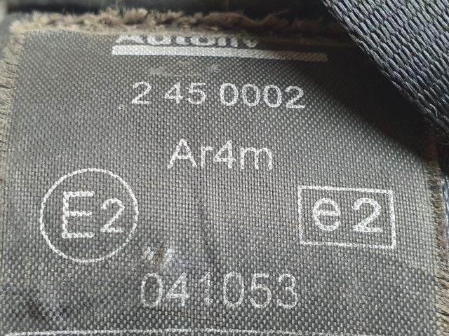 bontott PEUGEOT 307 Jobb hátsó Biztonsági Öv